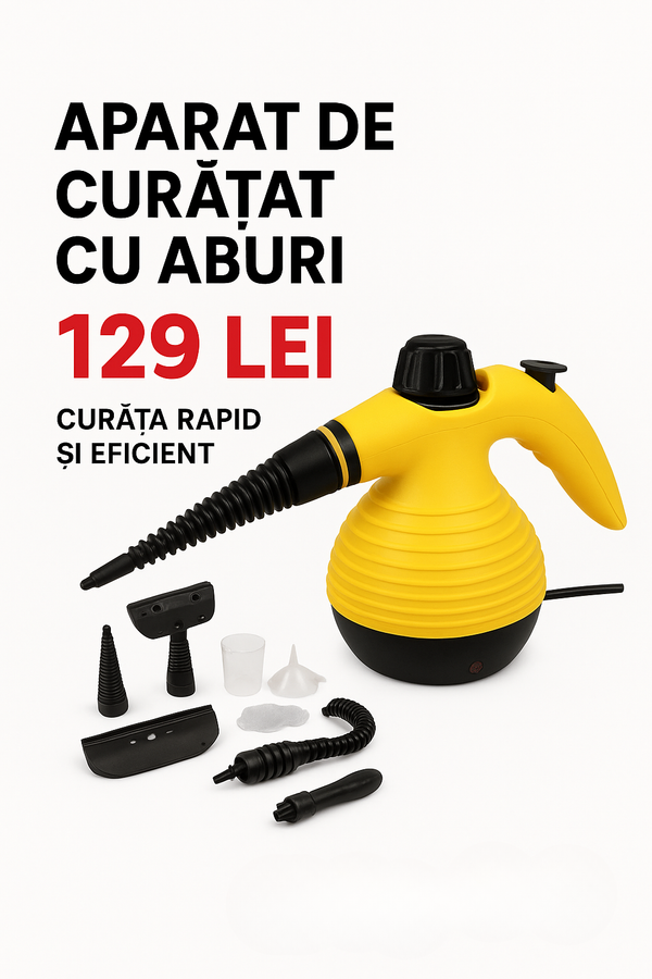 Aparat de Curățat cu Abur – Putere și Igienă în Fiecare Colț